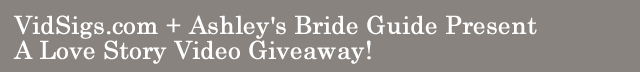 wedding video giveaway